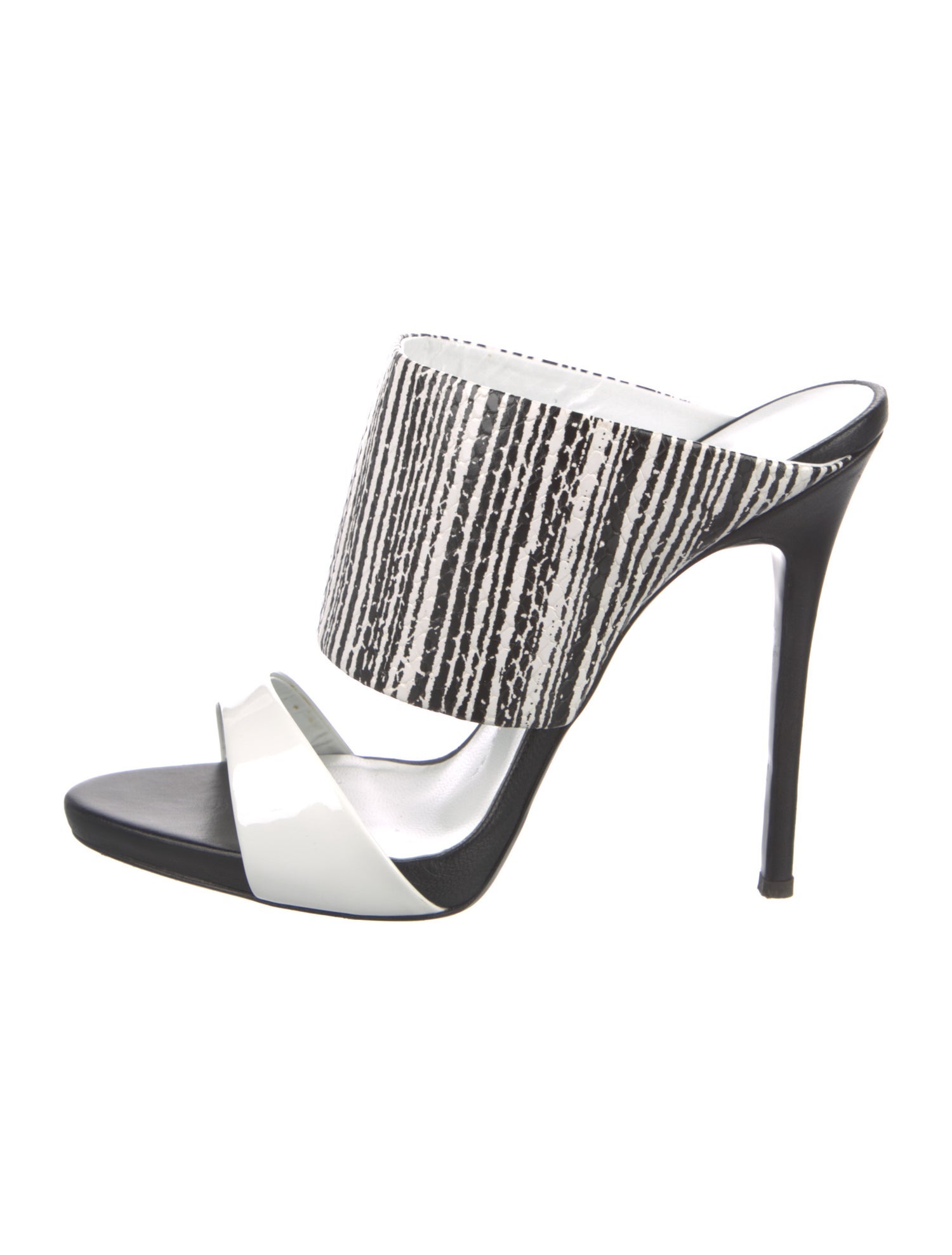 Giuseppe Zanotti Leather Printed Slides