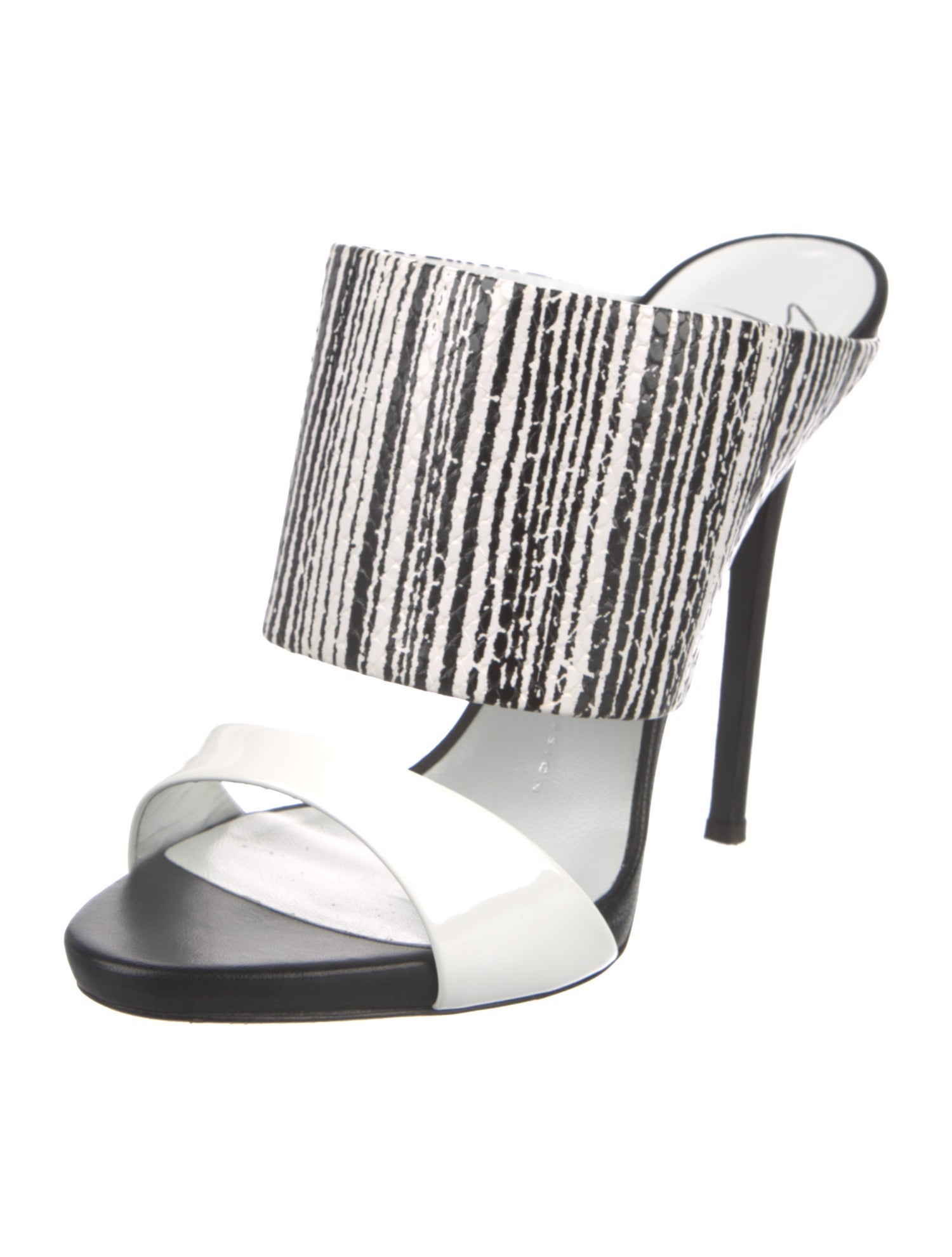 Giuseppe Zanotti Leather Printed Slides