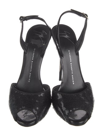 Giuseppe Zanotti Leather Slingback Pumps