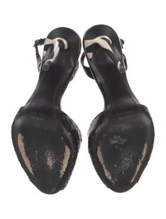 Giuseppe Zanotti Leather Slingback Pumps