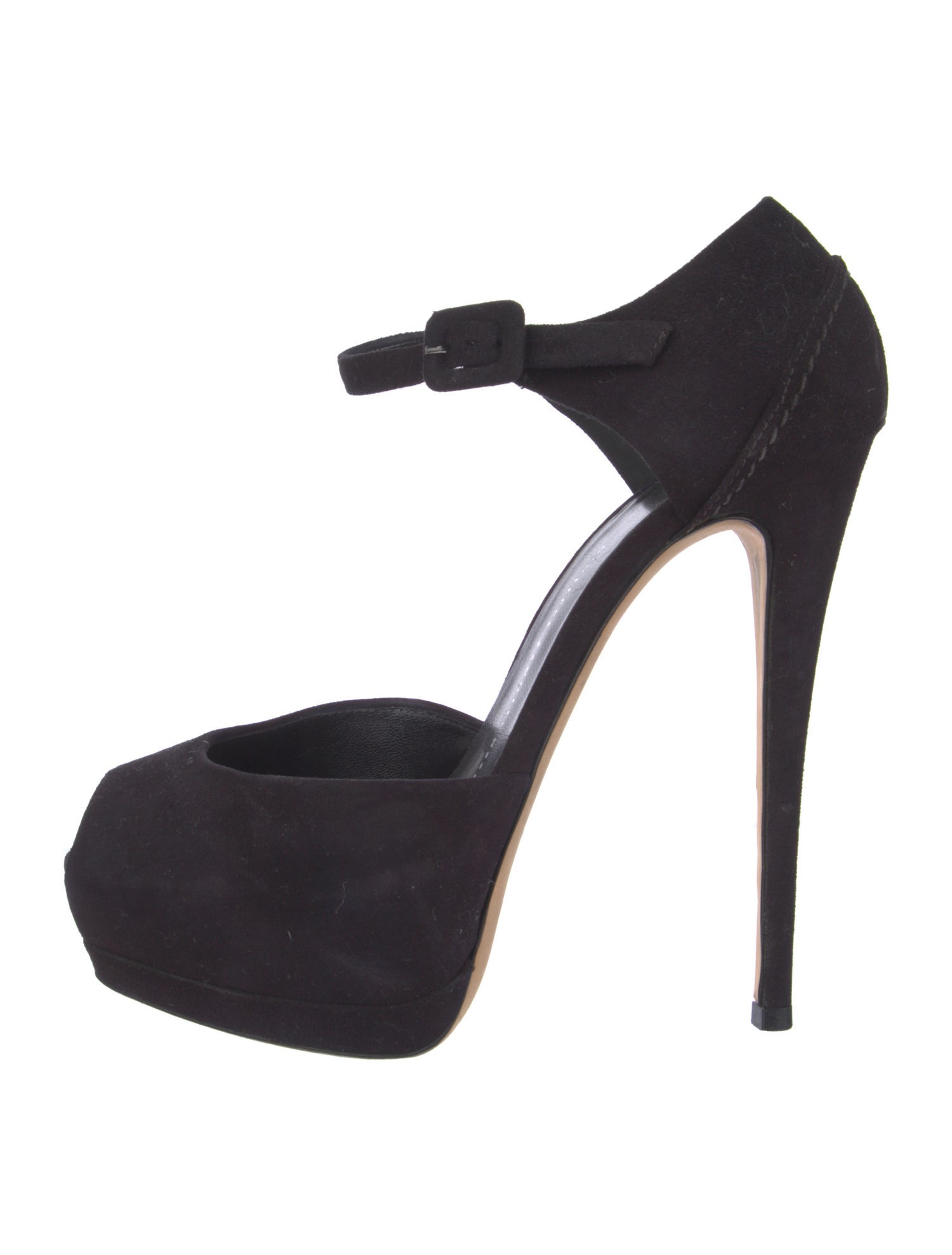 Giuseppe Zanotti Suede D'Orsay Pumps