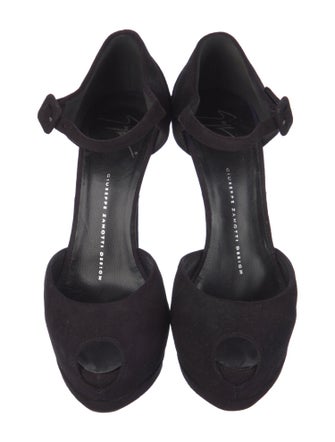 Giuseppe Zanotti Suede D'Orsay Pumps