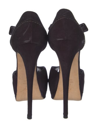 Giuseppe Zanotti Suede D'Orsay Pumps