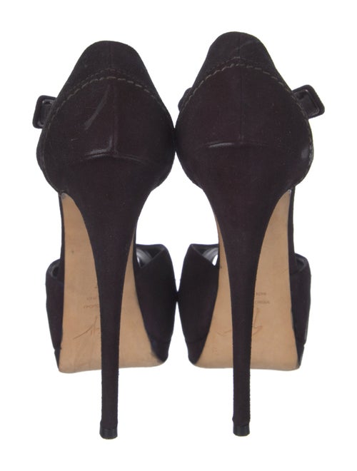 Giuseppe Zanotti Suede D'Orsay Pumps