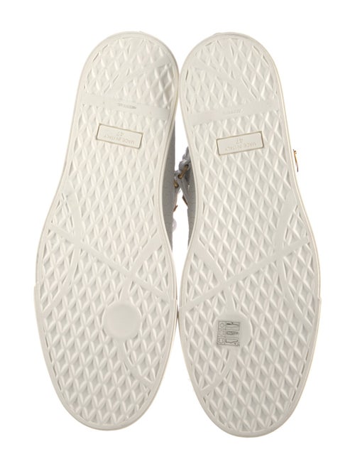 Giuseppe Zanotti Embossed Leather Colorblock Pattern Sneakers