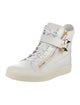 Giuseppe Zanotti Spike Accents Leather Sneakers