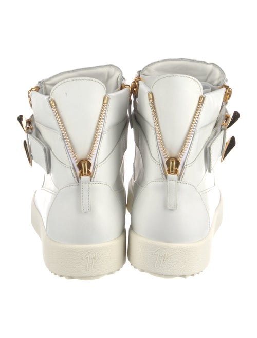 Giuseppe Zanotti Spike Accents Leather Sneakers