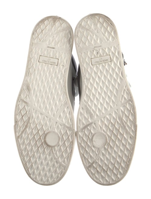 Giuseppe Zanotti Leather Colorblock Pattern Sneakers