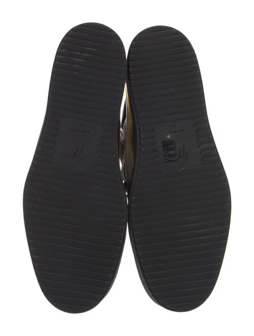 Giuseppe Zanotti Leather Colorblock Pattern Sneakers