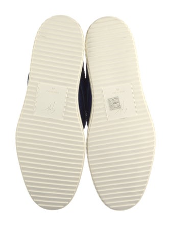 Giuseppe Zanotti Leather Colorblock Pattern Sneakers