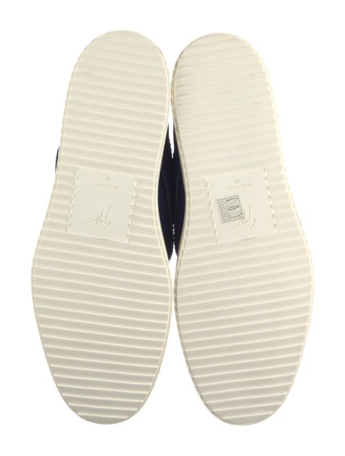 Giuseppe Zanotti Leather Colorblock Pattern Sneakers