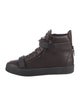 Giuseppe Zanotti Leather Colorblock Pattern Sneakers