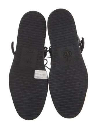 Giuseppe Zanotti Leather Colorblock Pattern Sneakers