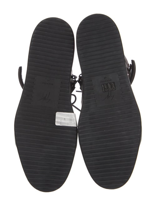 Giuseppe Zanotti Leather Colorblock Pattern Sneakers