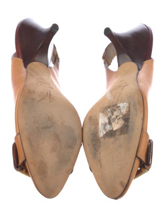 Giuseppe Zanotti Leather Slingback Pumps