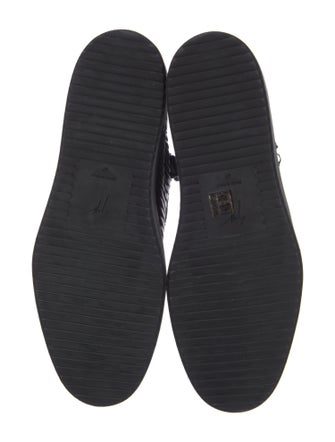 Giuseppe Zanotti Leather Colorblock Pattern Sneakers