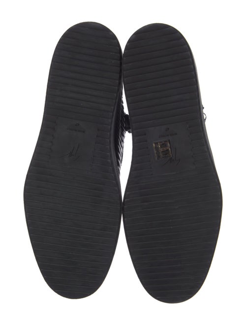 Giuseppe Zanotti Leather Colorblock Pattern Sneakers