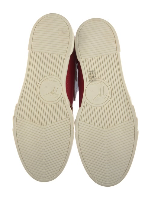 Giuseppe Zanotti Leather Colorblock Pattern Sneakers