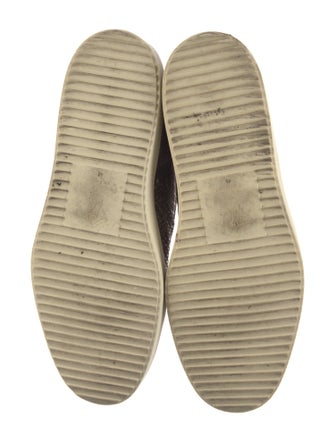 Giuseppe Zanotti Leather Animal Print Sneakers