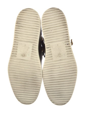 Giuseppe Zanotti Leather Colorblock Pattern Sneakers