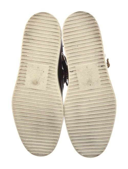 Giuseppe Zanotti Leather Colorblock Pattern Sneakers