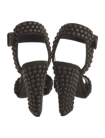 Giuseppe Zanotti Suede Studded Accents D'Orsay Pumps