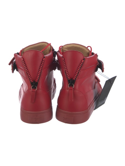 Giuseppe Zanotti Leather Striped Sneakers