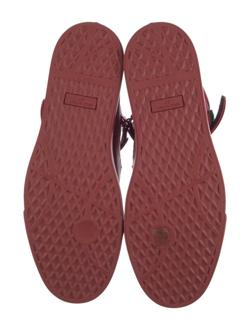 Giuseppe Zanotti Leather Striped Sneakers