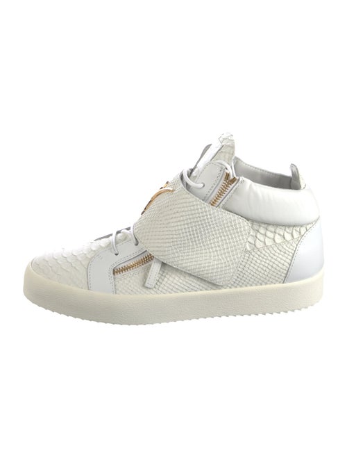 Giuseppe Zanotti Spike Accents Leather Sneakers