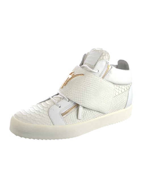 Giuseppe Zanotti Spike Accents Leather Sneakers