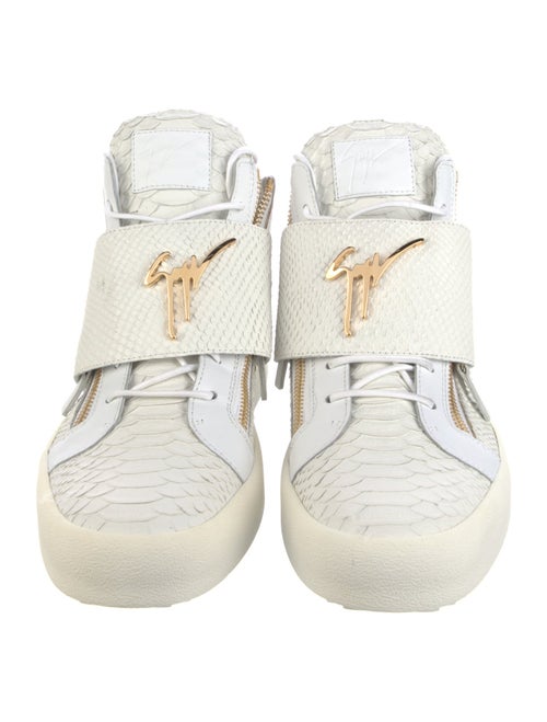 Giuseppe Zanotti Spike Accents Leather Sneakers