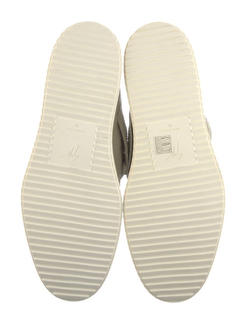 Giuseppe Zanotti Spike Accents Leather Sneakers