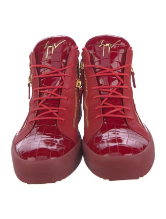 Giuseppe Zanotti Crocodile Animal Print Sneakers