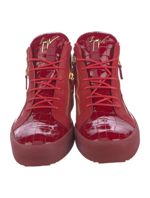 Giuseppe Zanotti Crocodile Animal Print Sneakers