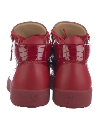 Giuseppe Zanotti Crocodile Animal Print Sneakers