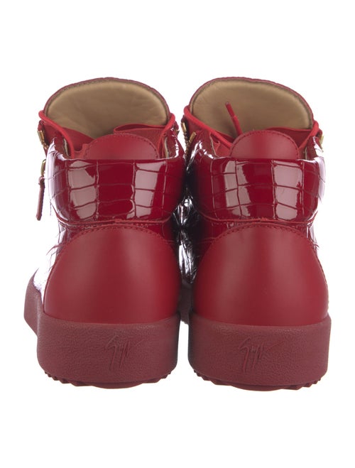 Giuseppe Zanotti Crocodile Animal Print Sneakers