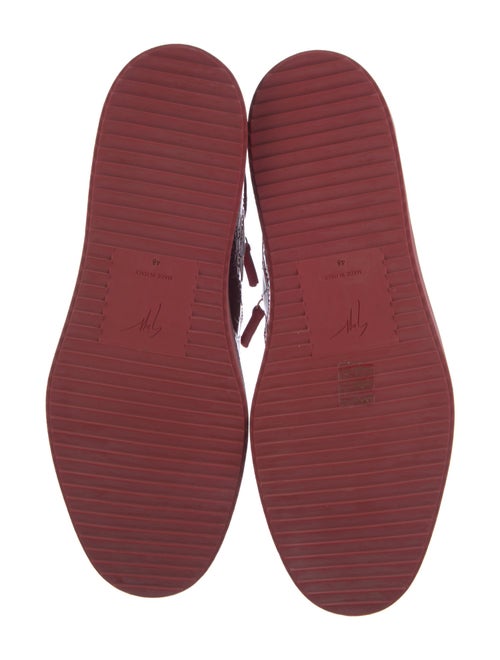 Giuseppe Zanotti Crocodile Animal Print Sneakers