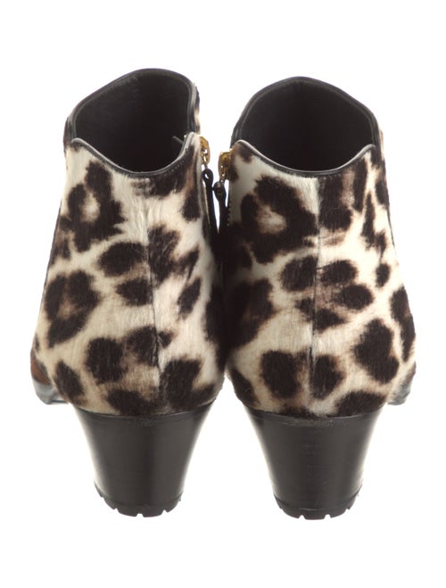 Giuseppe Zanotti Ponyhair Animal Print Western Boots
