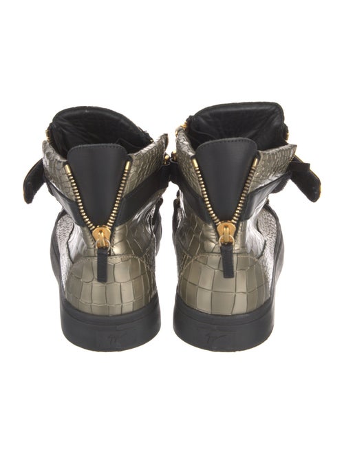 Giuseppe Zanotti Leather Animal Print Sneakers