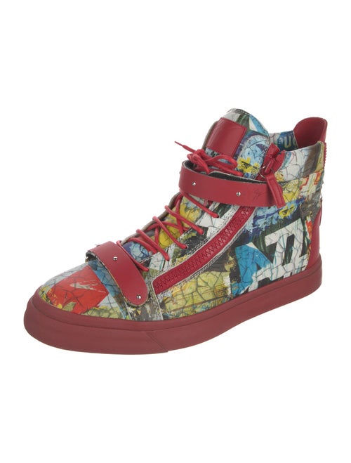 Giuseppe Zanotti Leather Printed Sneakers
