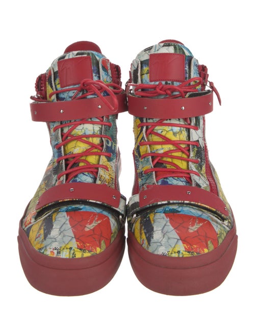 Giuseppe Zanotti Leather Printed Sneakers