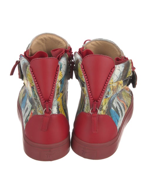 Giuseppe Zanotti Leather Printed Sneakers