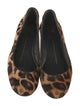 Giuseppe Zanotti Ponyhair Animal Print Flats