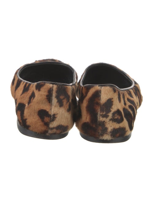 Giuseppe Zanotti Ponyhair Animal Print Flats