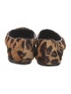 Giuseppe Zanotti Ponyhair Animal Print Flats
