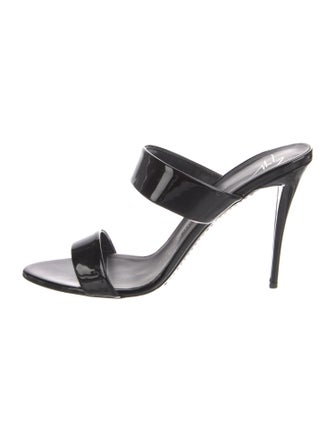 Giuseppe Zanotti Patent Leather Slides