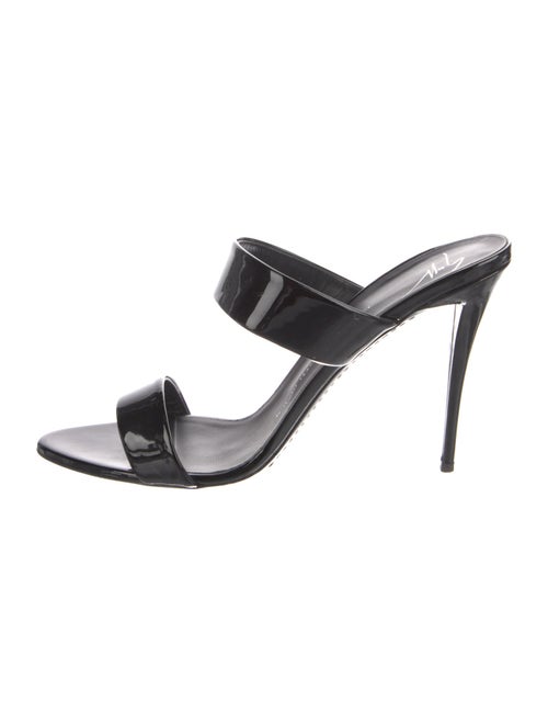 Giuseppe Zanotti Patent Leather Slides