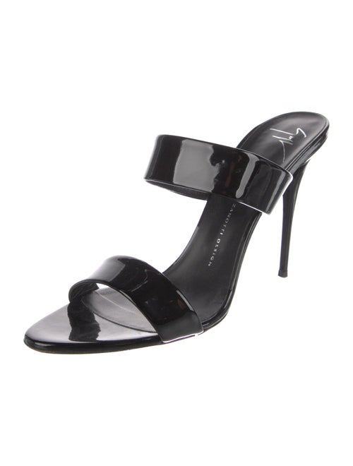 Giuseppe Zanotti Patent Leather Slides