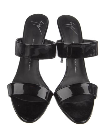 Giuseppe Zanotti Patent Leather Slides