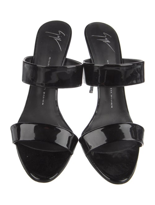 Giuseppe Zanotti Patent Leather Slides